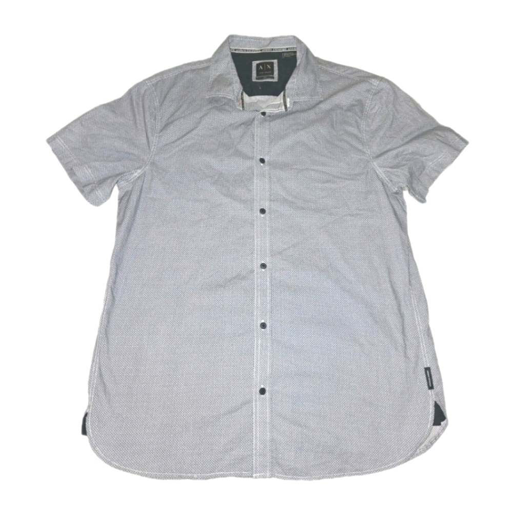 Armani Exchange Men's Short Sleeve Shirt Slim Fit